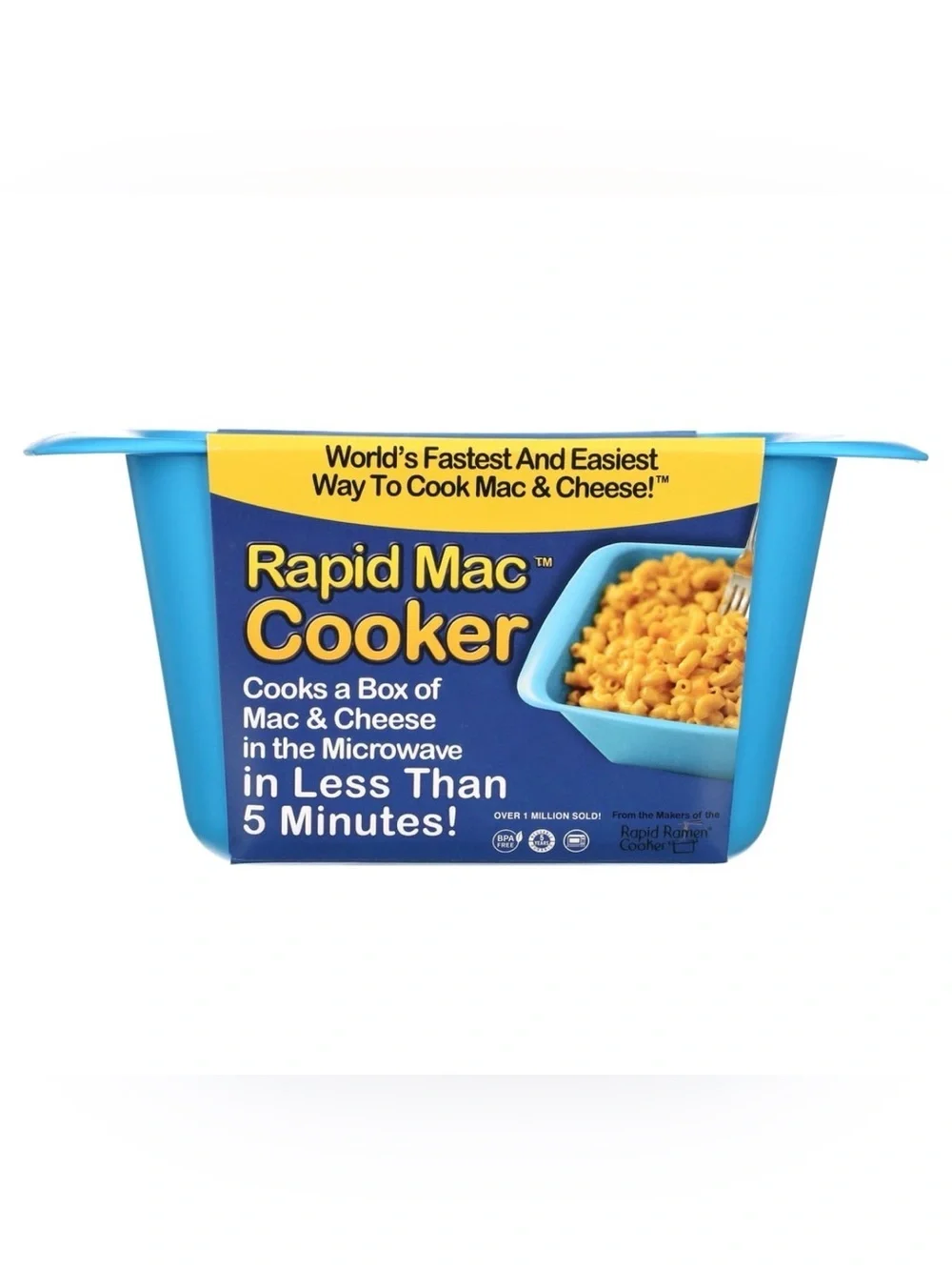 Rapid Mac Cooker Microwave Mac & Cheese Cooker - Blue